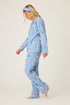 Pj Salvage Flannels Baked Woof Love Dog Print 3-Piece PJ Set